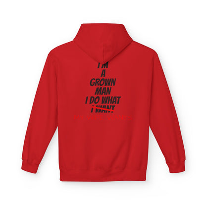 Hoodie - "I'm A Grown Man I Do What My Wife Wants" Funny Married Life Pullover