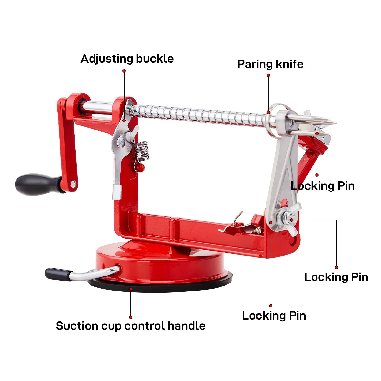 3 in 1 Apple Peeler and Corer Slicer Machine, Fruit Cutter Kitchen Tool Pear Fruit Easy Cut