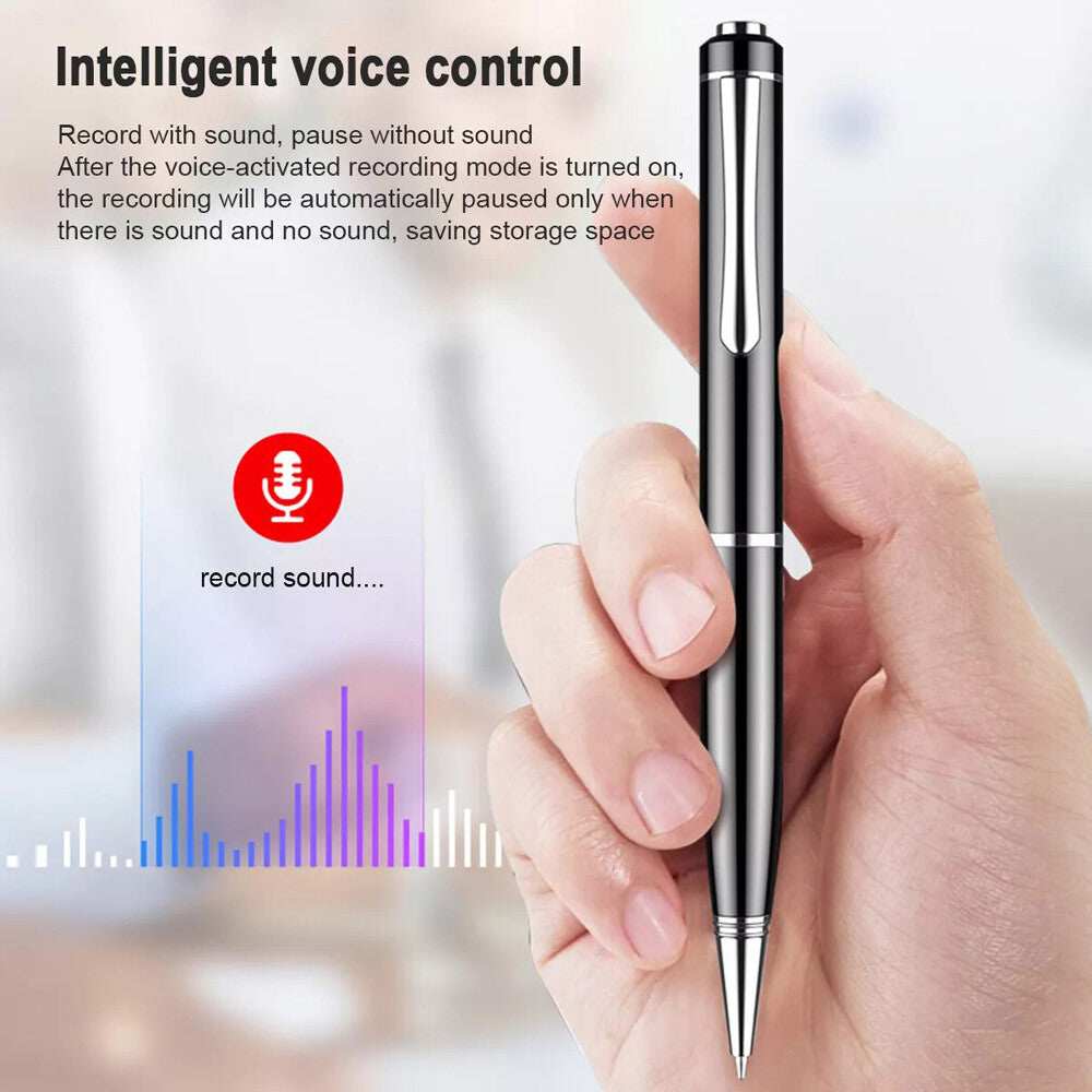 Digital Voice Activated Recorder 32GB Mini Hidden Audio Recording Pen Device New