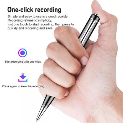 Digital Voice Activated Recorder 32GB Mini Hidden Audio Recording Pen Device New