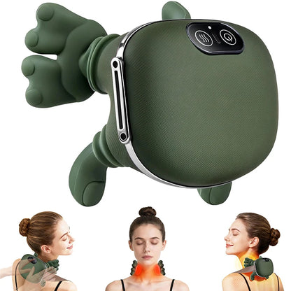 2025 Bionic Neck Shoulder Massager N7 Kneading Massager Shawl 3-Level Modes Neck Cervical Waist Leg Body Muscles Massage Pillow