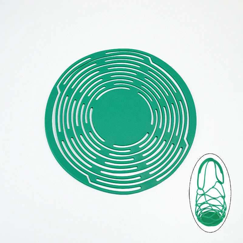 Washable Silicone Wine Bottle Storage Bag Reusable Water Bottle Tote Bags Cup Mat Wine Bottle Mesh Basket for Picnic Organizer