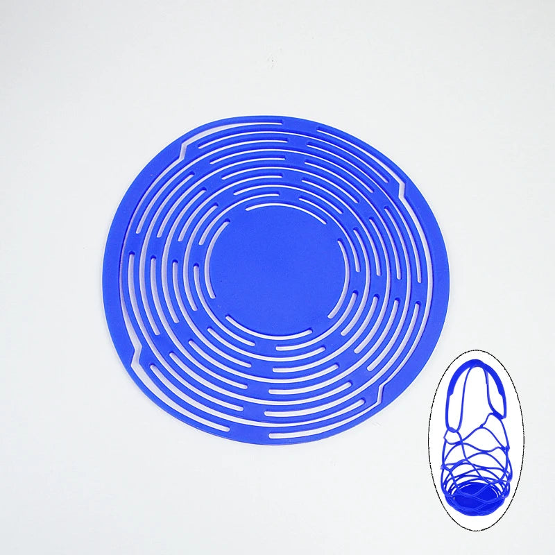 Washable Silicone Wine Bottle Storage Bag Reusable Water Bottle Tote Bags Cup Mat Wine Bottle Mesh Basket for Picnic Organizer