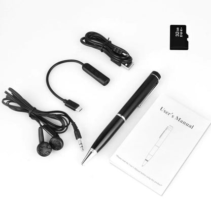 Digital Voice Activated Recorder 32GB Mini Hidden Audio Recording Pen Device New